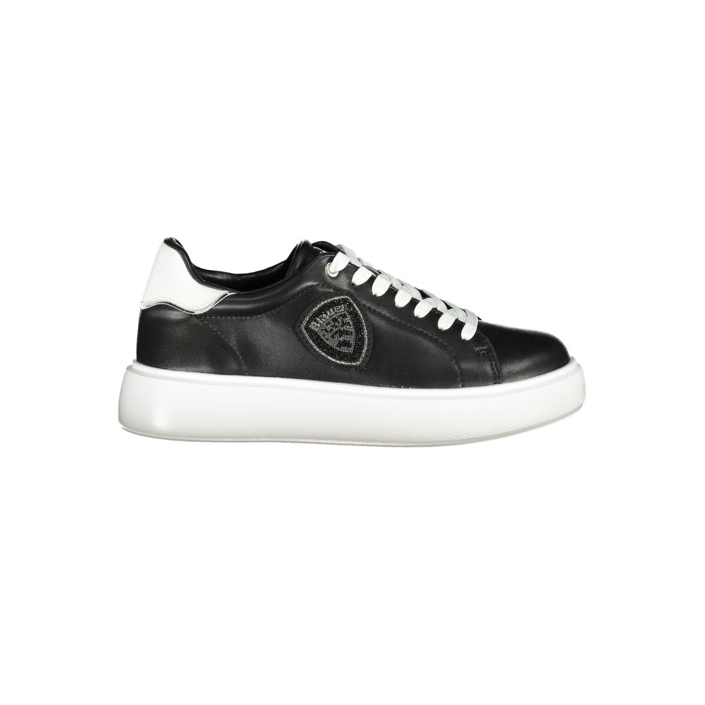 Baskets Blauer en cuir noir pour femme