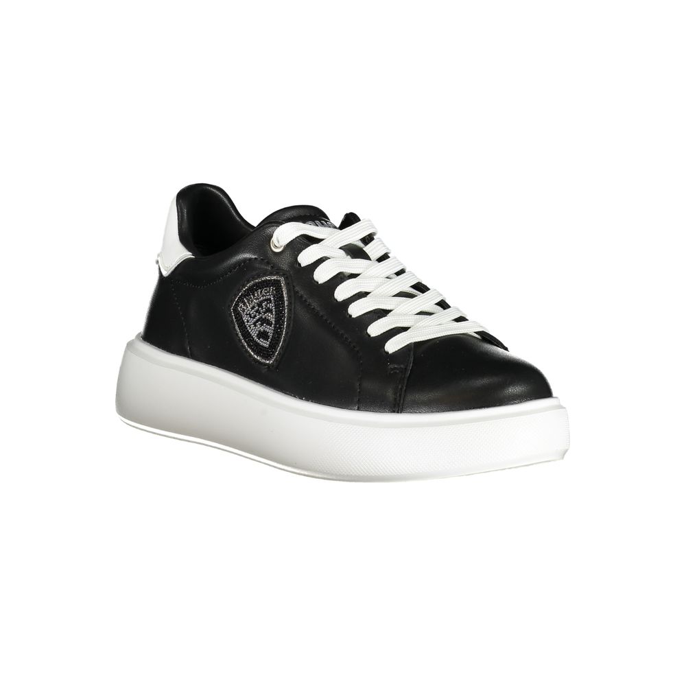 Baskets Blauer en cuir noir pour femme