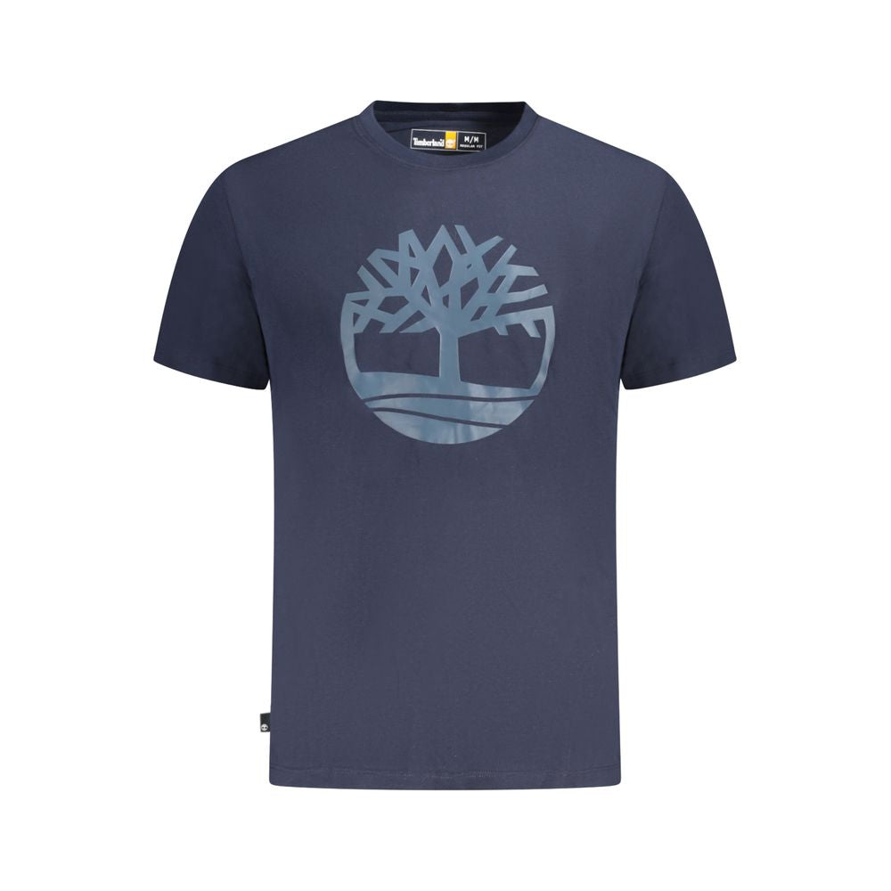 T-shirt en coton bleu Timberland