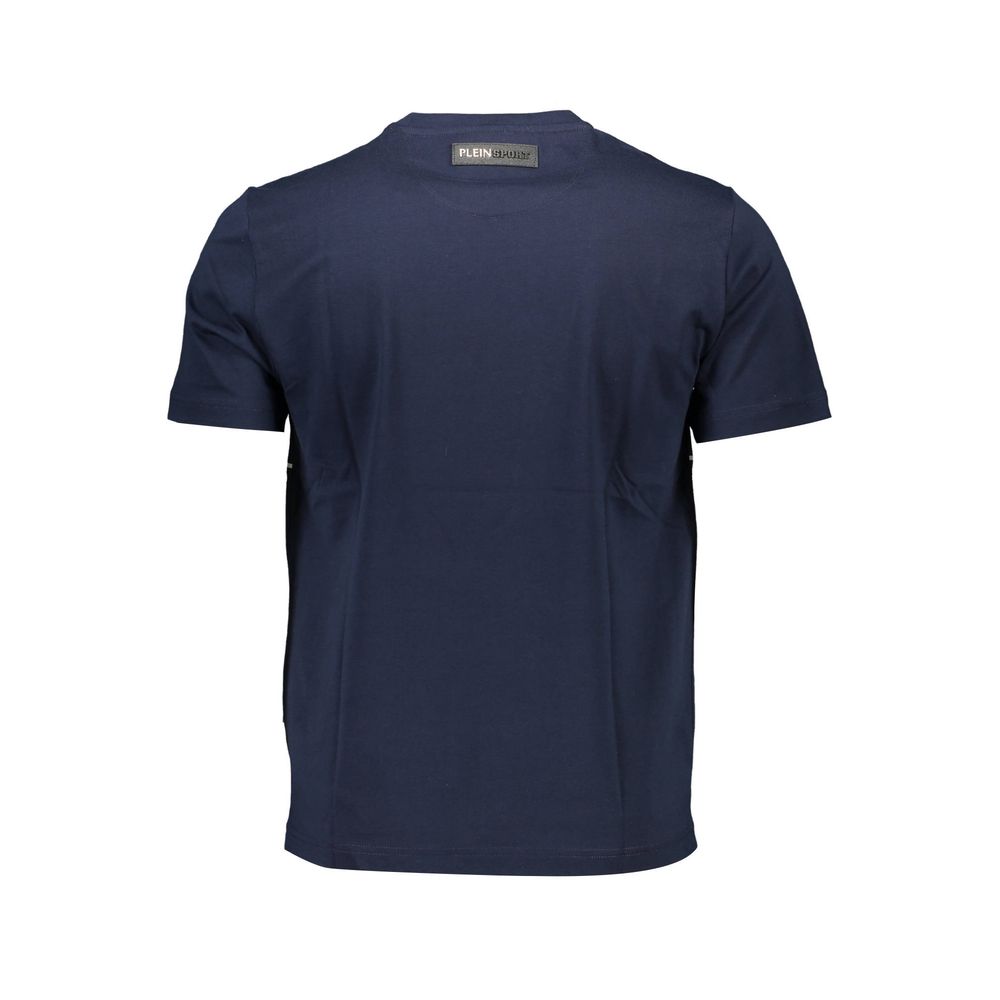 T-shirt Plein Sport en coton bleu pour homme