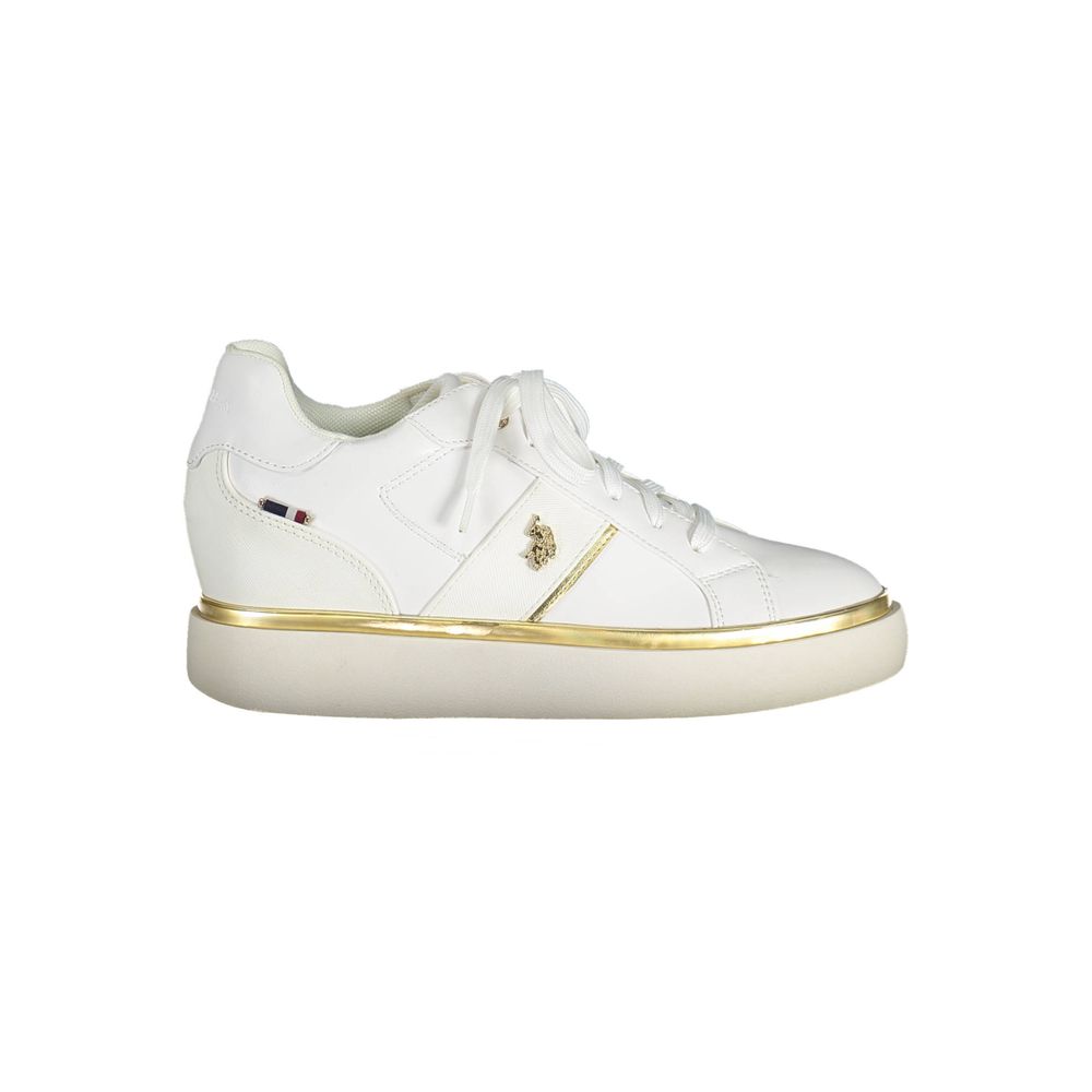 Baskets blanches en polyester pour femme US POLO ASSN.