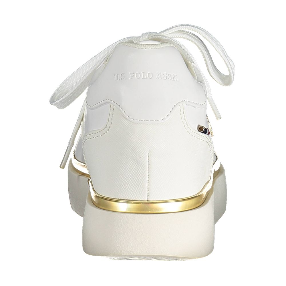 Baskets blanches en polyester pour femme US POLO ASSN.