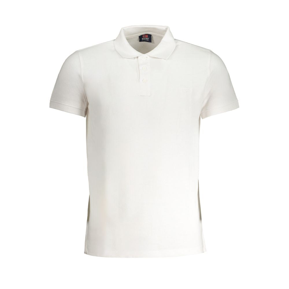 Polo blanc en coton Norvège 1963