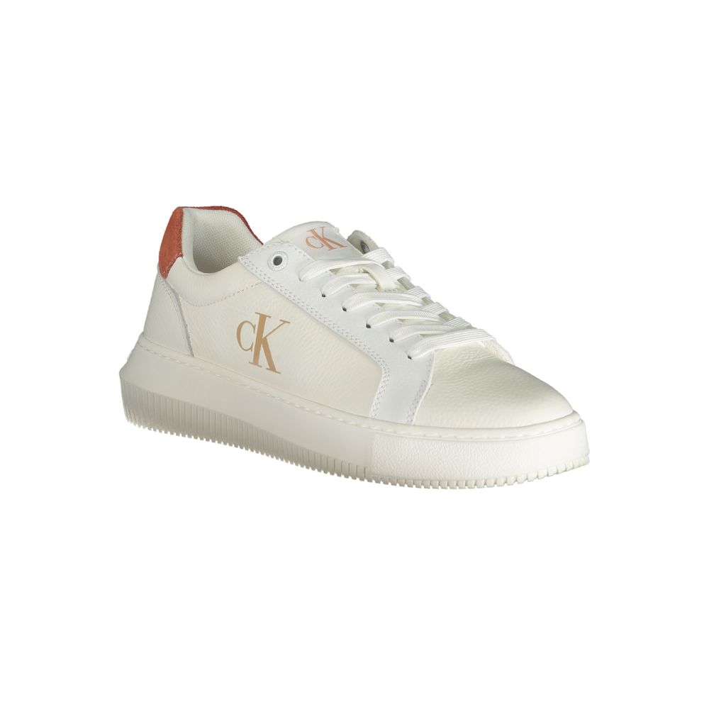 Baskets Calvin Klein blanches en polyéthylène pour femme