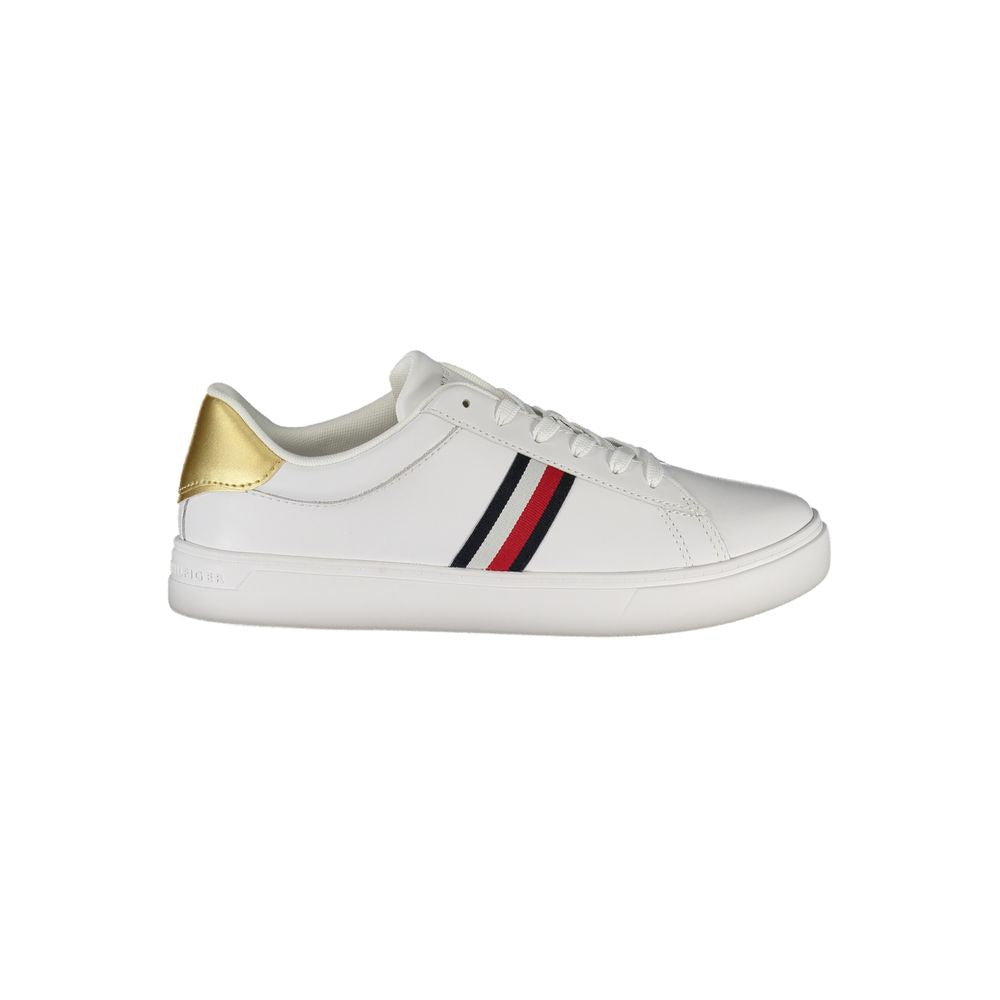 Baskets Tommy Hilfiger en cuir blanc pour femme