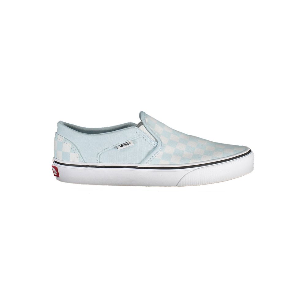 Baskets Vans bleu clair en polyester pour femme