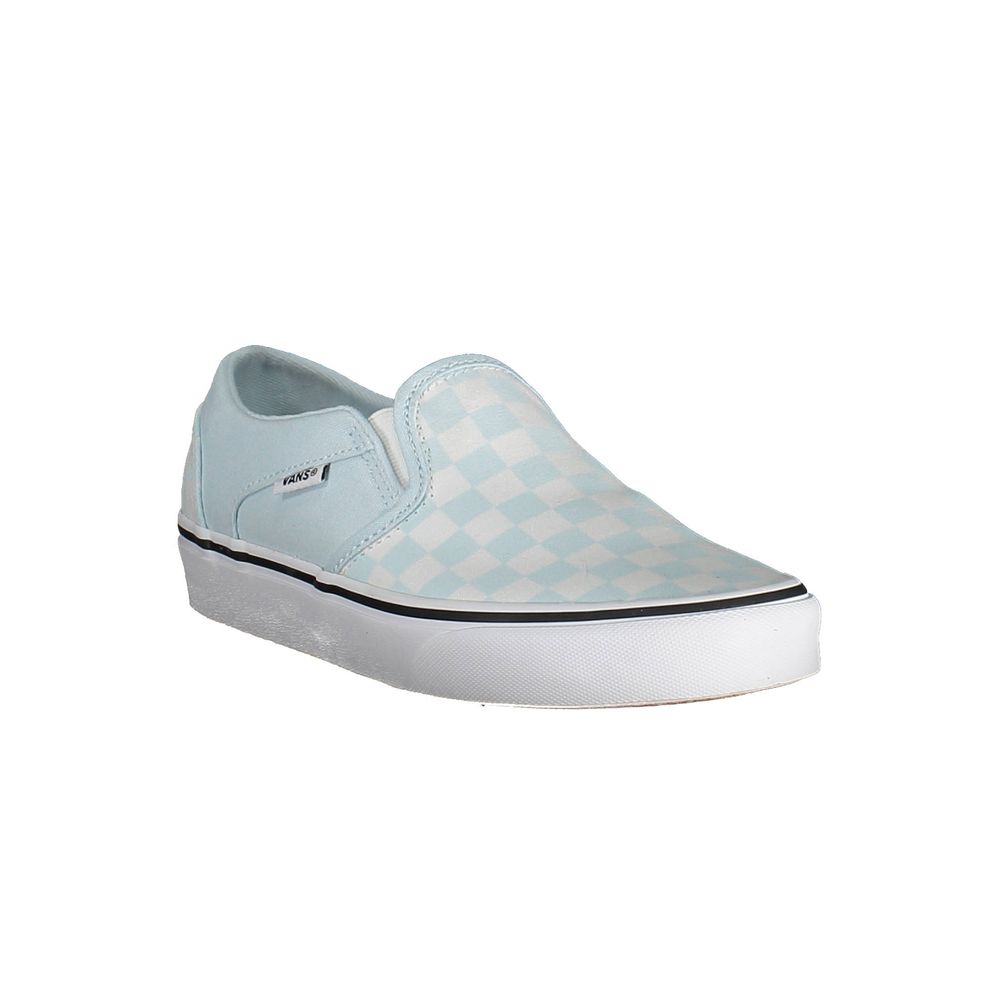 Baskets Vans bleu clair en polyester pour femme