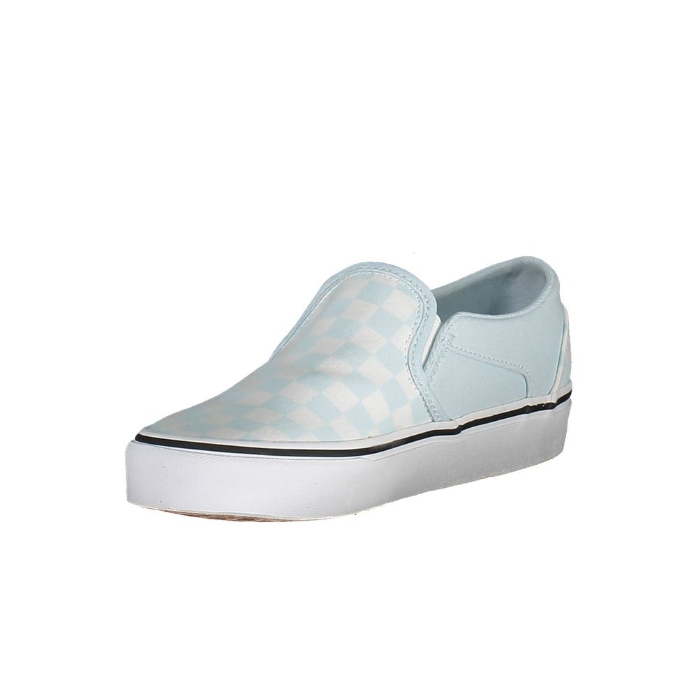 Baskets Vans bleu clair en polyester pour femme
