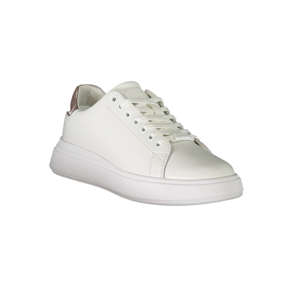Baskets Calvin Klein en polyester blanc