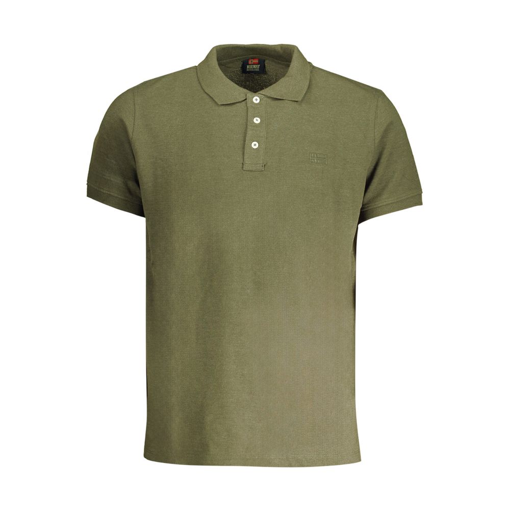 Polo vert en coton Norvège 1963