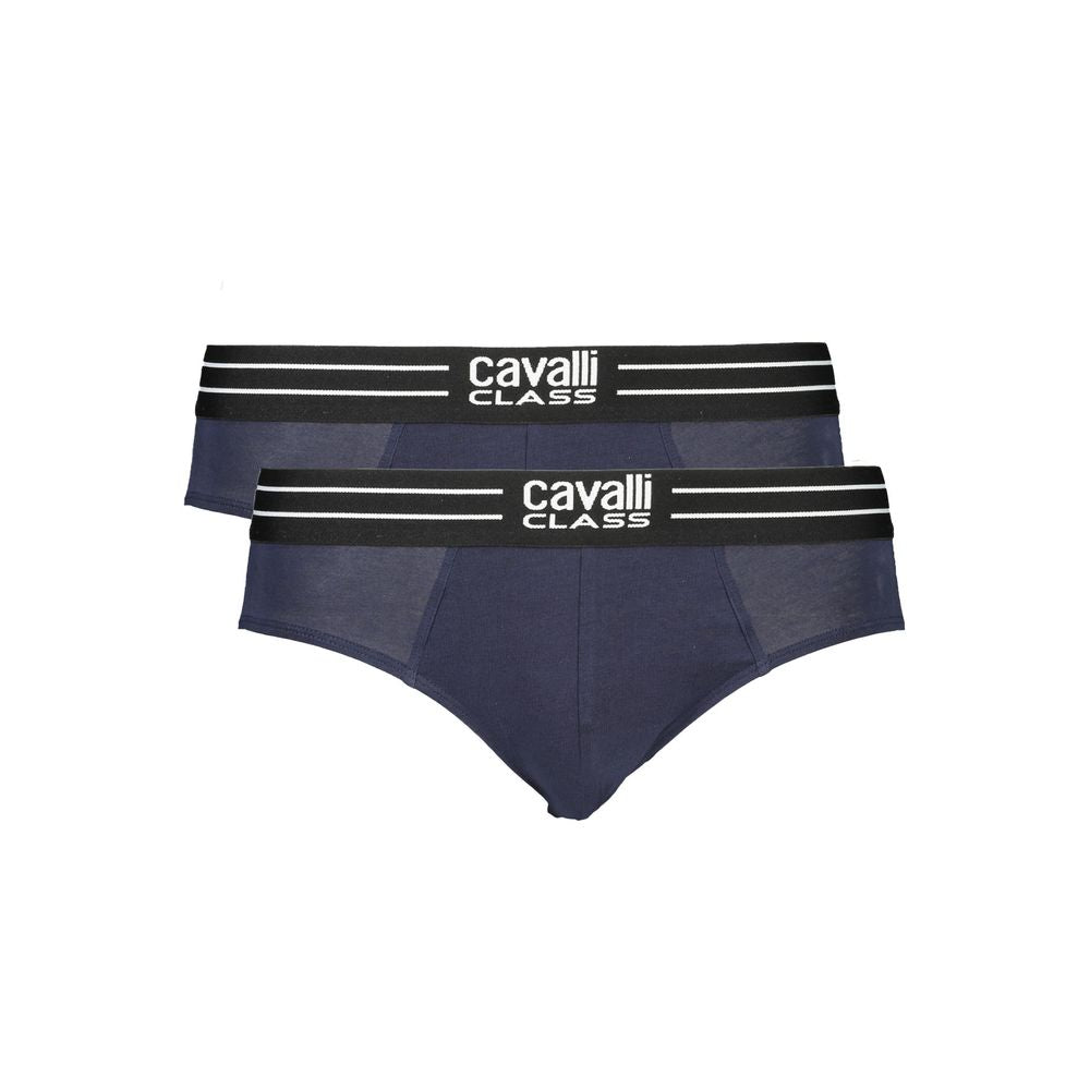 Sous-vêtements Cavalli Class en coton bleu pour homme