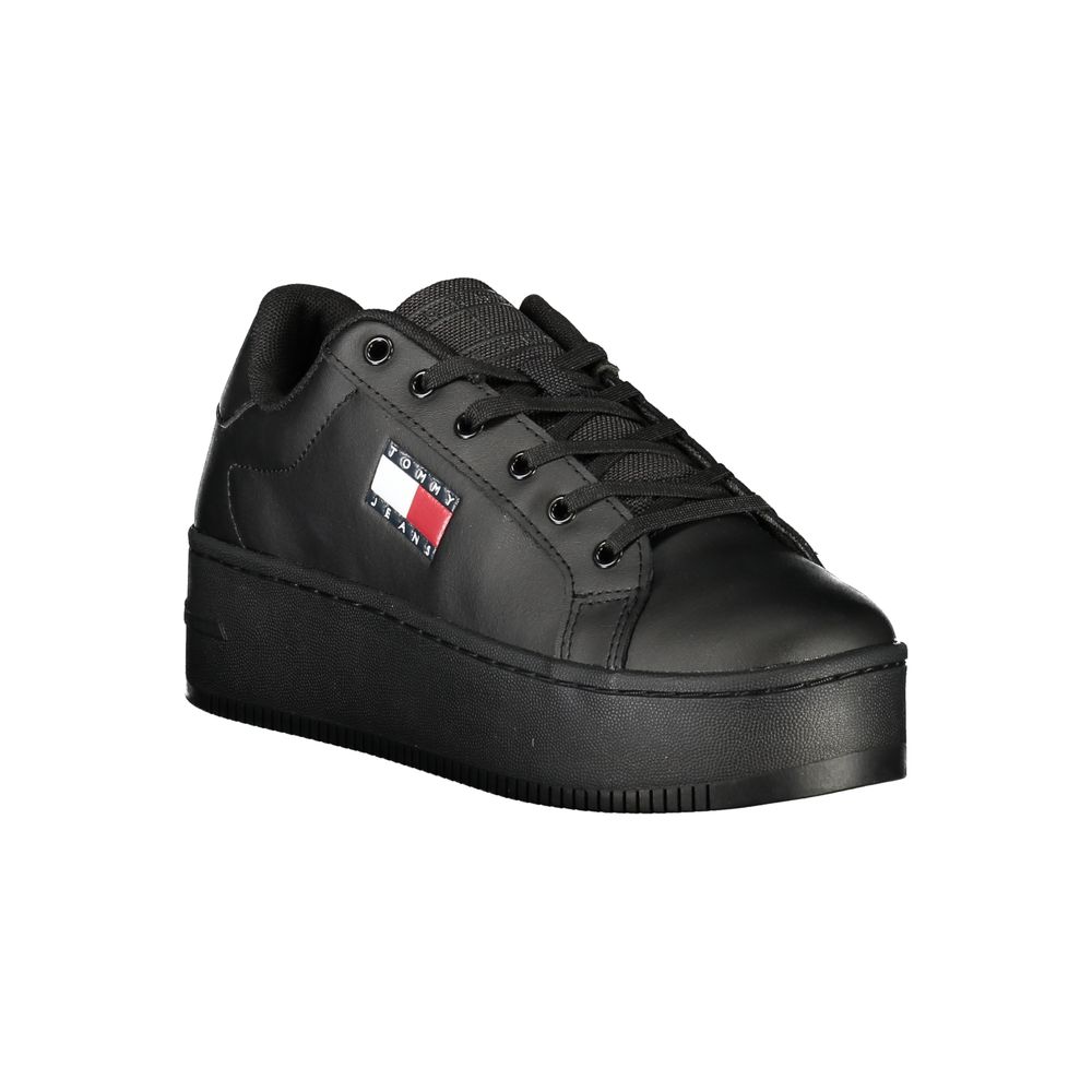 Baskets noires en polyéthylène pour femme Tommy Hilfiger