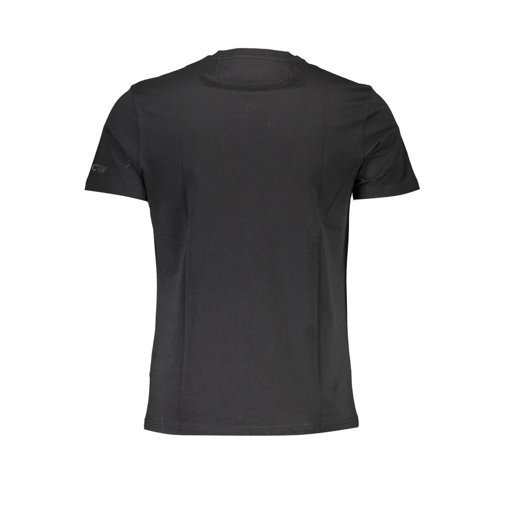 T-shirt homme en coton noir La Martina
