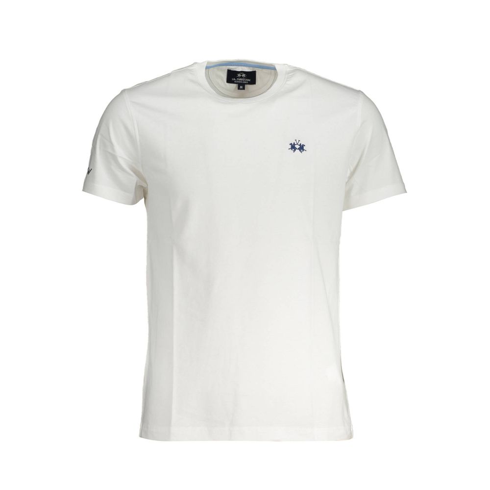 T-shirt homme en coton blanc La Martina