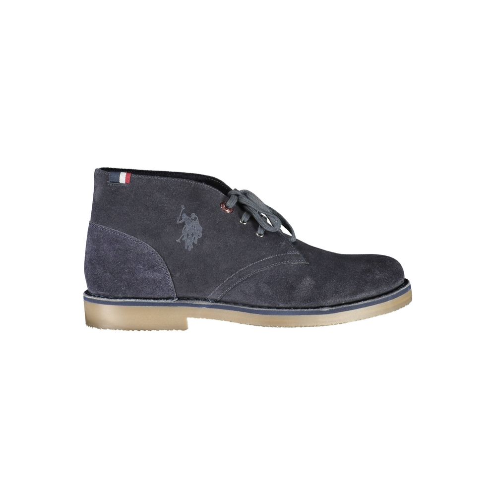 Bottines en cuir bleu pour homme US POLO ASSN.