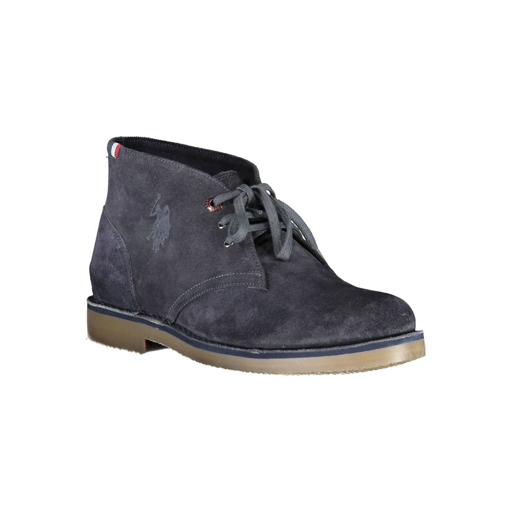 Bottines en cuir bleu pour homme US POLO ASSN.