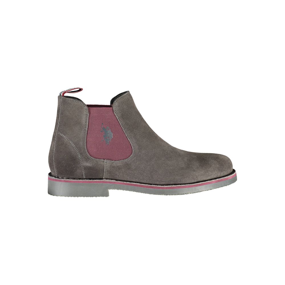 Bottes en cuir marron pour homme, US POLO ASSN.