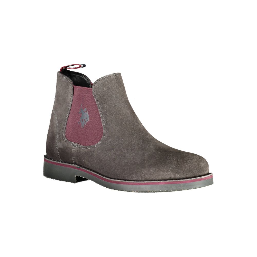 Bottes en cuir marron pour homme, US POLO ASSN.