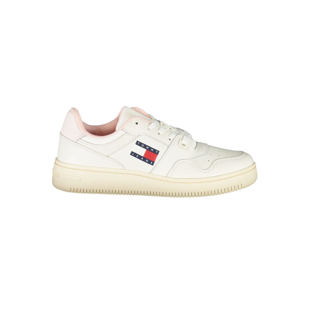 Baskets Tommy Hilfiger en cuir blanc pour femme