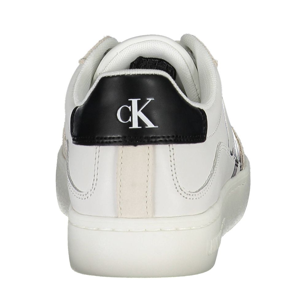 Baskets Calvin Klein en polyester blanc