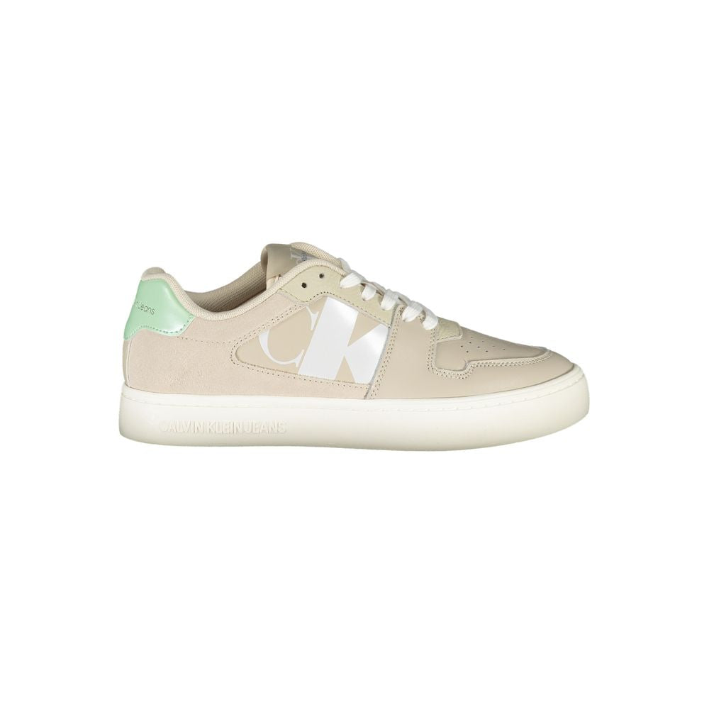 Baskets Calvin Klein en polyester beige