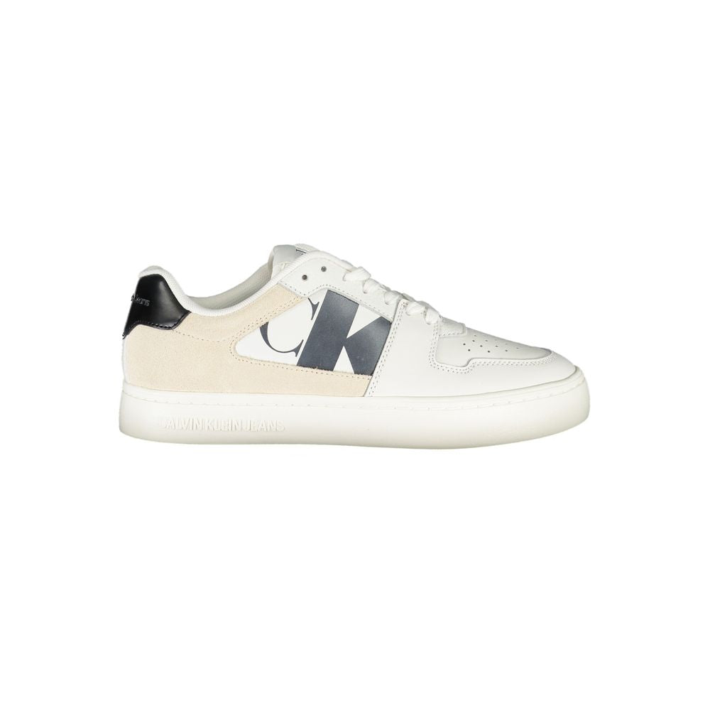 Baskets Calvin Klein en polyester blanc