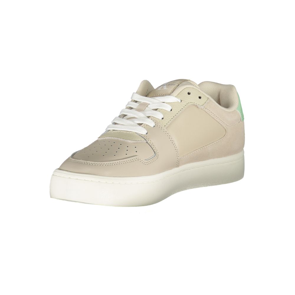 Baskets Calvin Klein en polyester beige