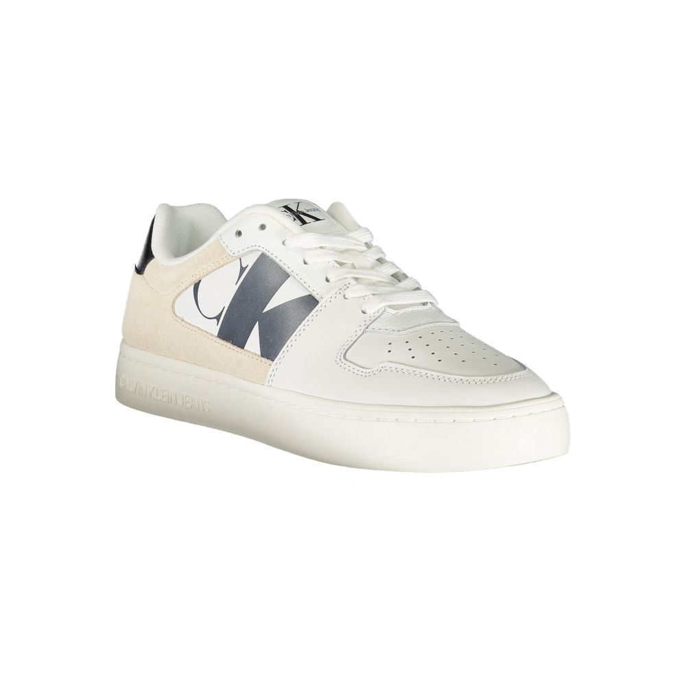 Baskets Calvin Klein en polyester blanc