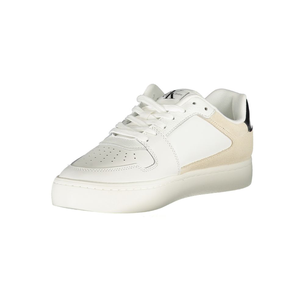Baskets Calvin Klein en polyester blanc