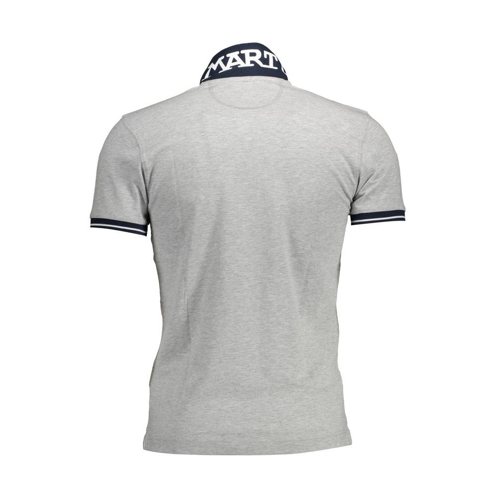 Polo homme en coton gris La Martina