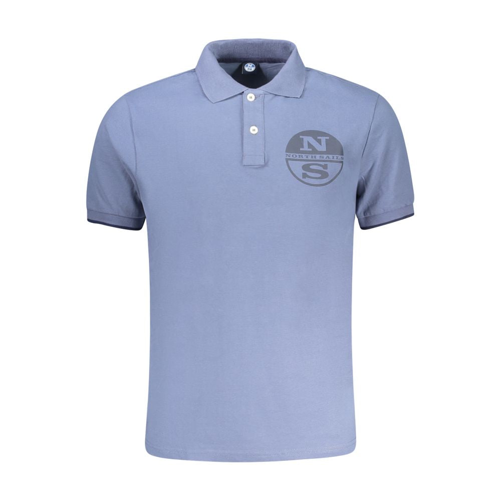 Polo North Sails bleu en coton pour homme