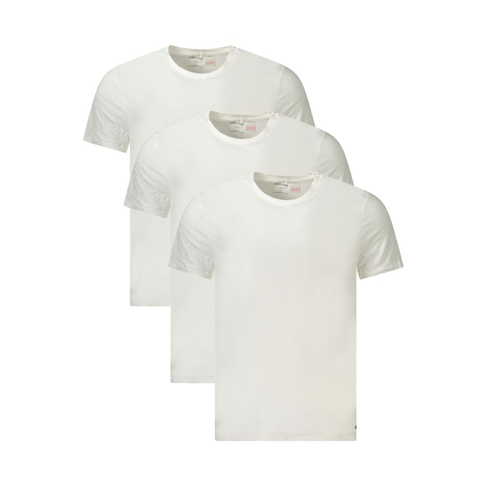 T-shirt homme en coton blanc Calvin Klein