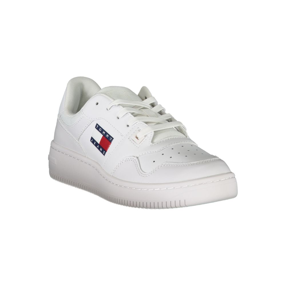 Baskets Tommy Hilfiger en cuir blanc pour femme
