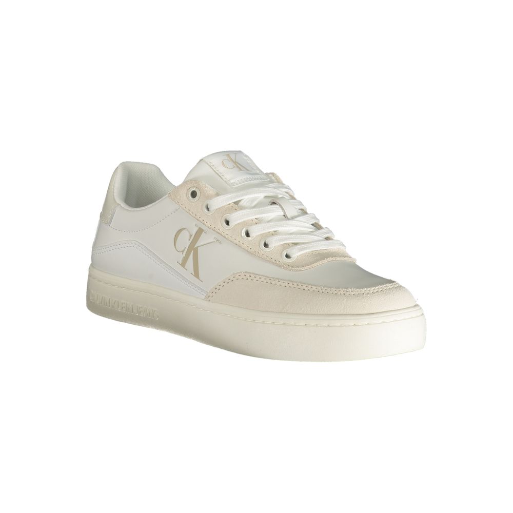 Baskets Calvin Klein en polyester blanc
