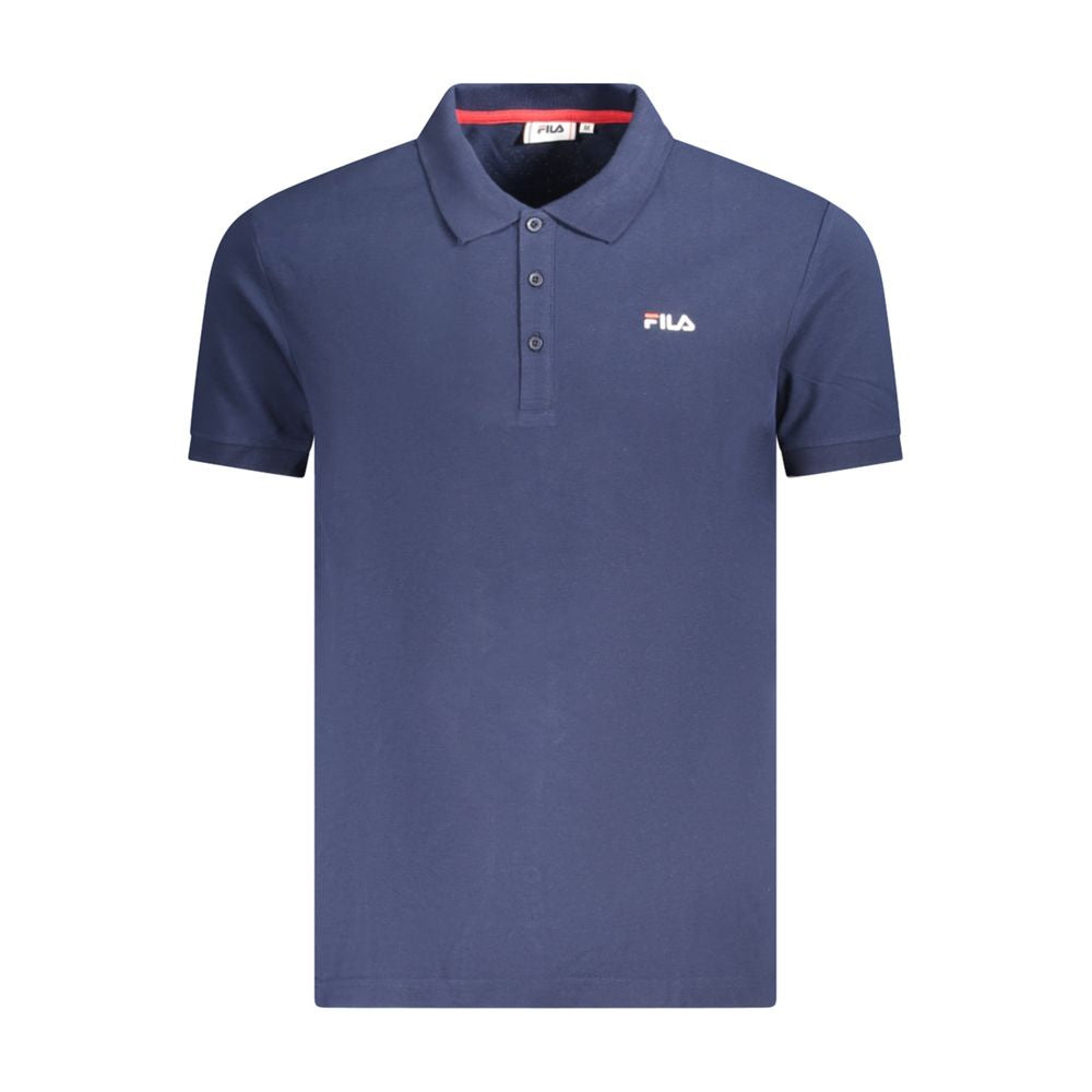 Polo Fila bleu en coton pour homme