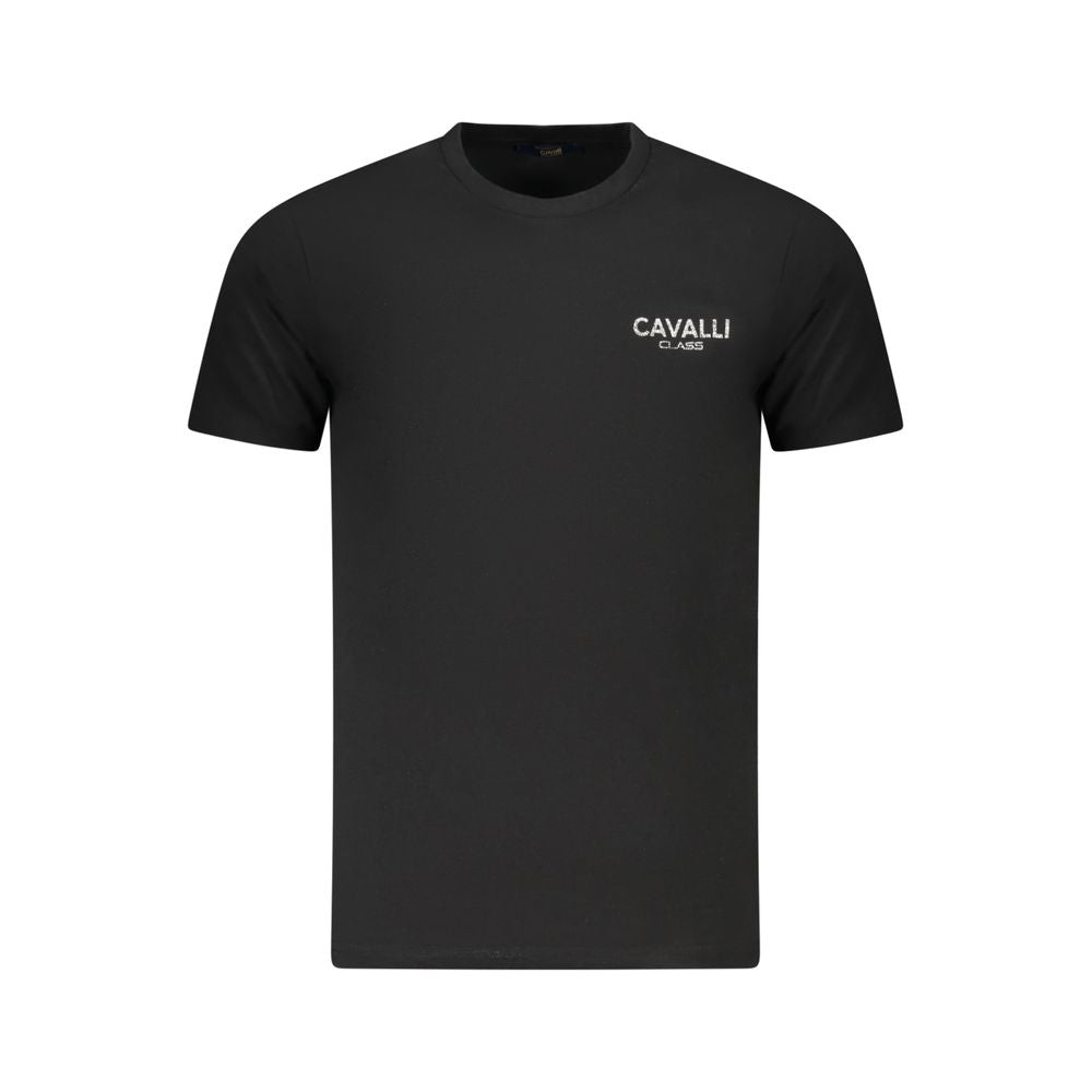 T-shirt Cavalli Class en coton noir pour homme