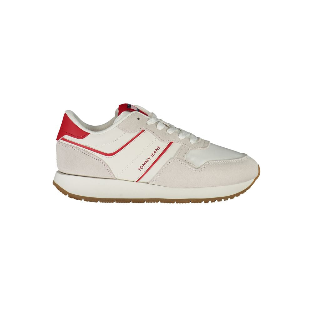 Baskets Tommy Hilfiger en cuir rouge pour femme