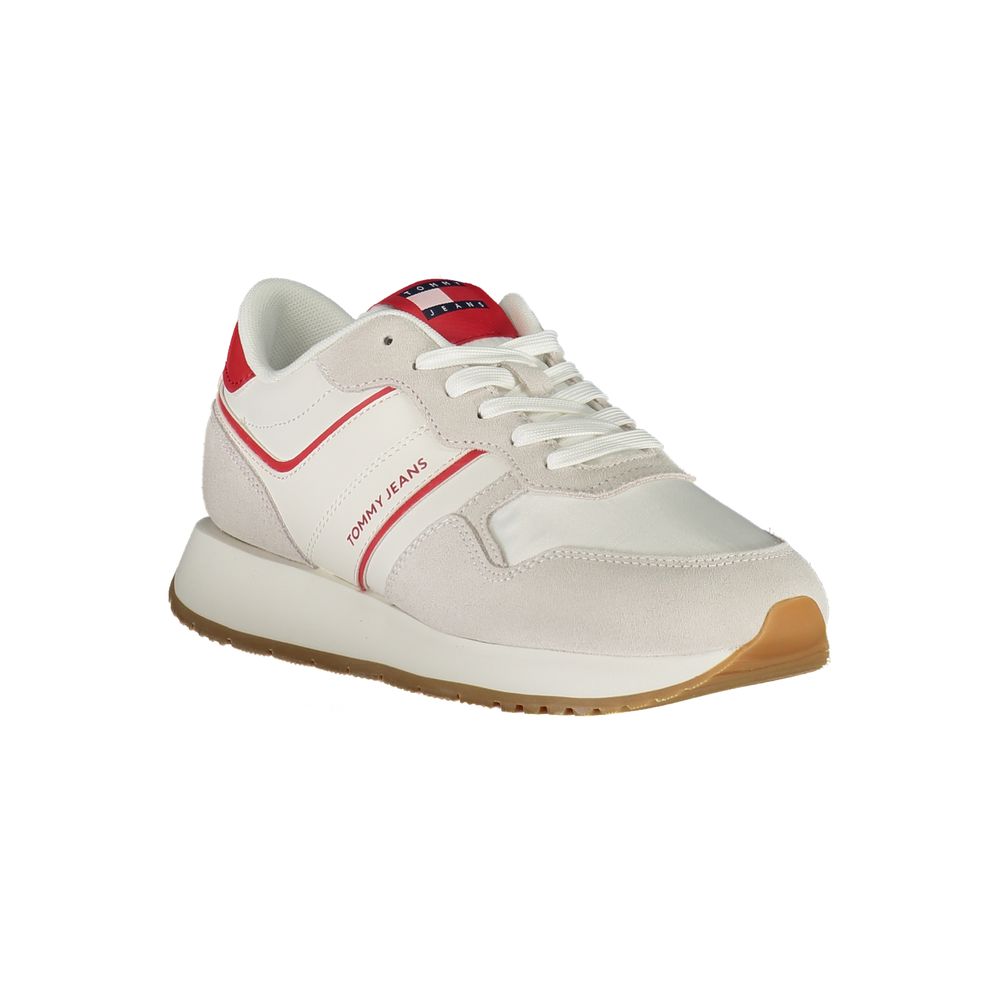 Baskets Tommy Hilfiger en cuir rouge pour femme
