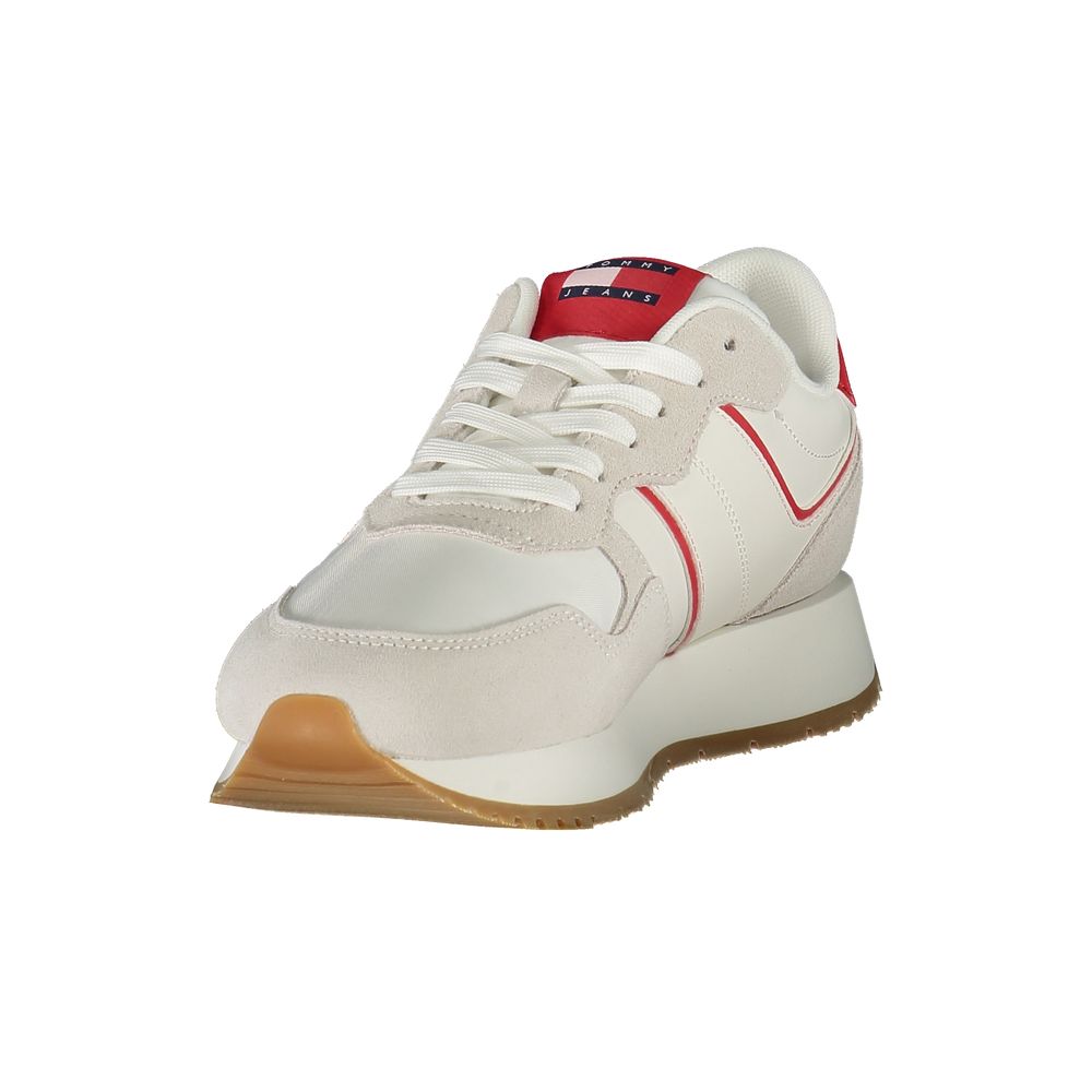Baskets Tommy Hilfiger en cuir rouge pour femme
