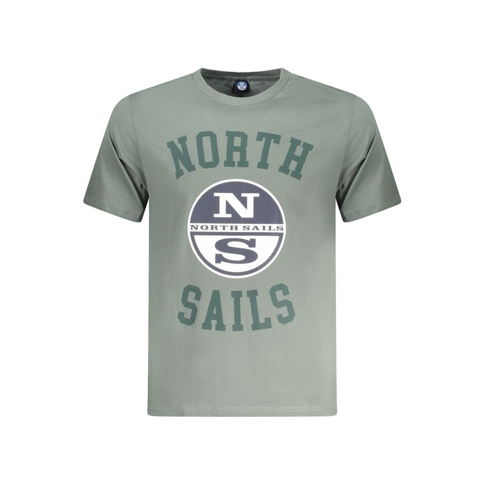 T-shirt homme en coton vert North Sails
