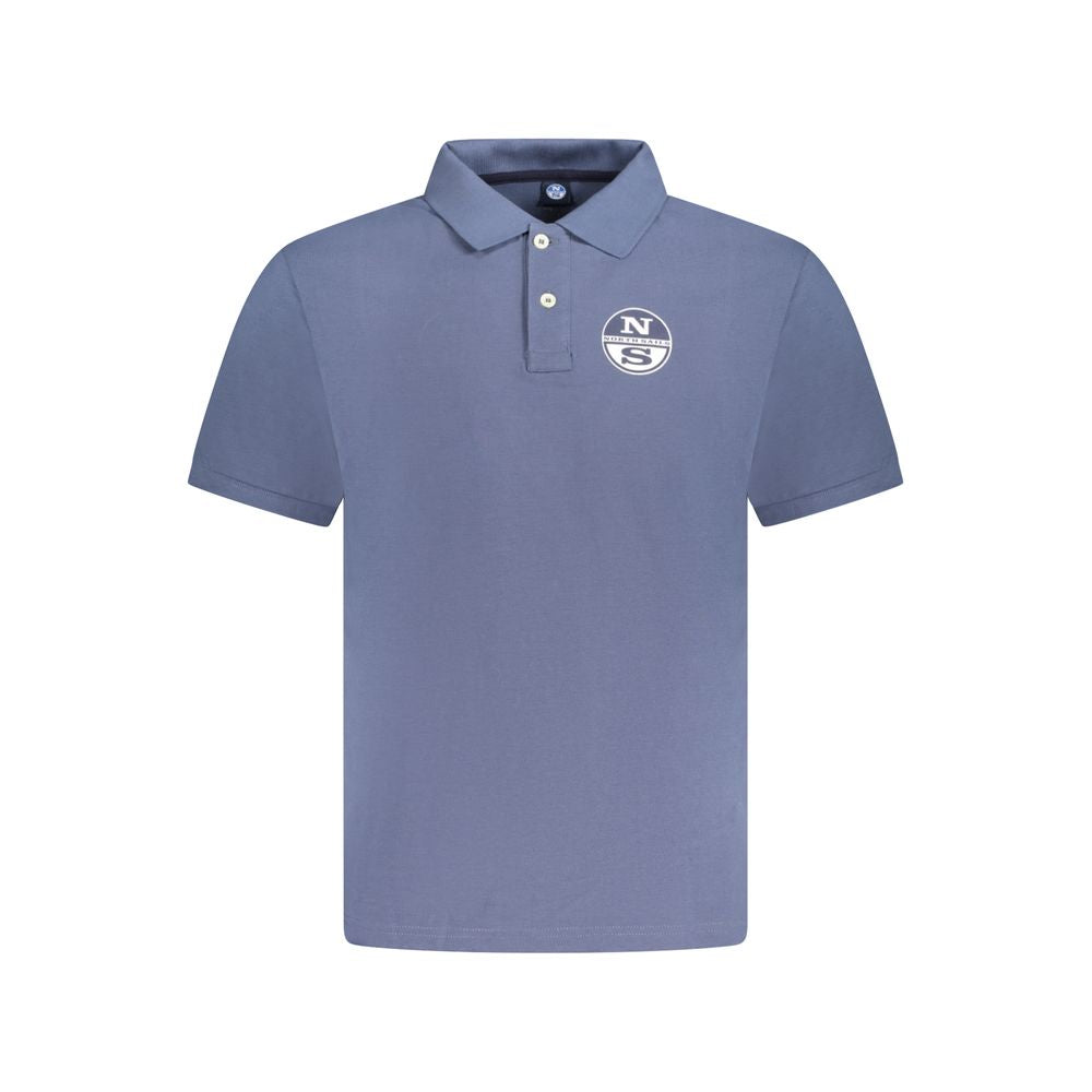 Polo North Sails bleu en coton pour homme