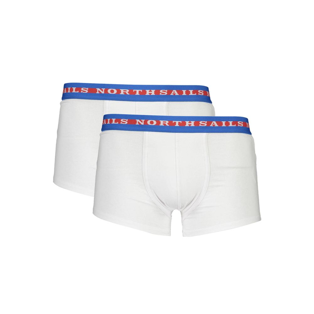 Boxer homme en coton blanc North Sails