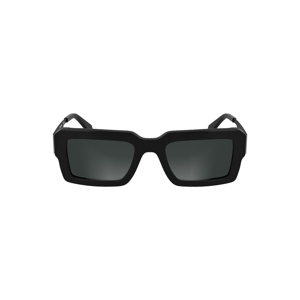 Lunettes de soleil Calvin Klein en acétate noir pour femme