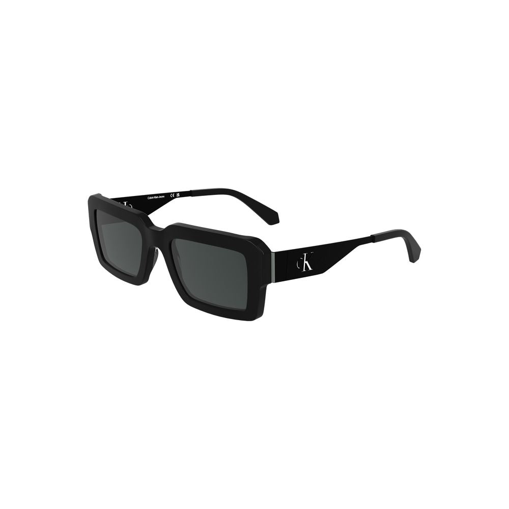 Lunettes de soleil Calvin Klein en acétate noir pour femme