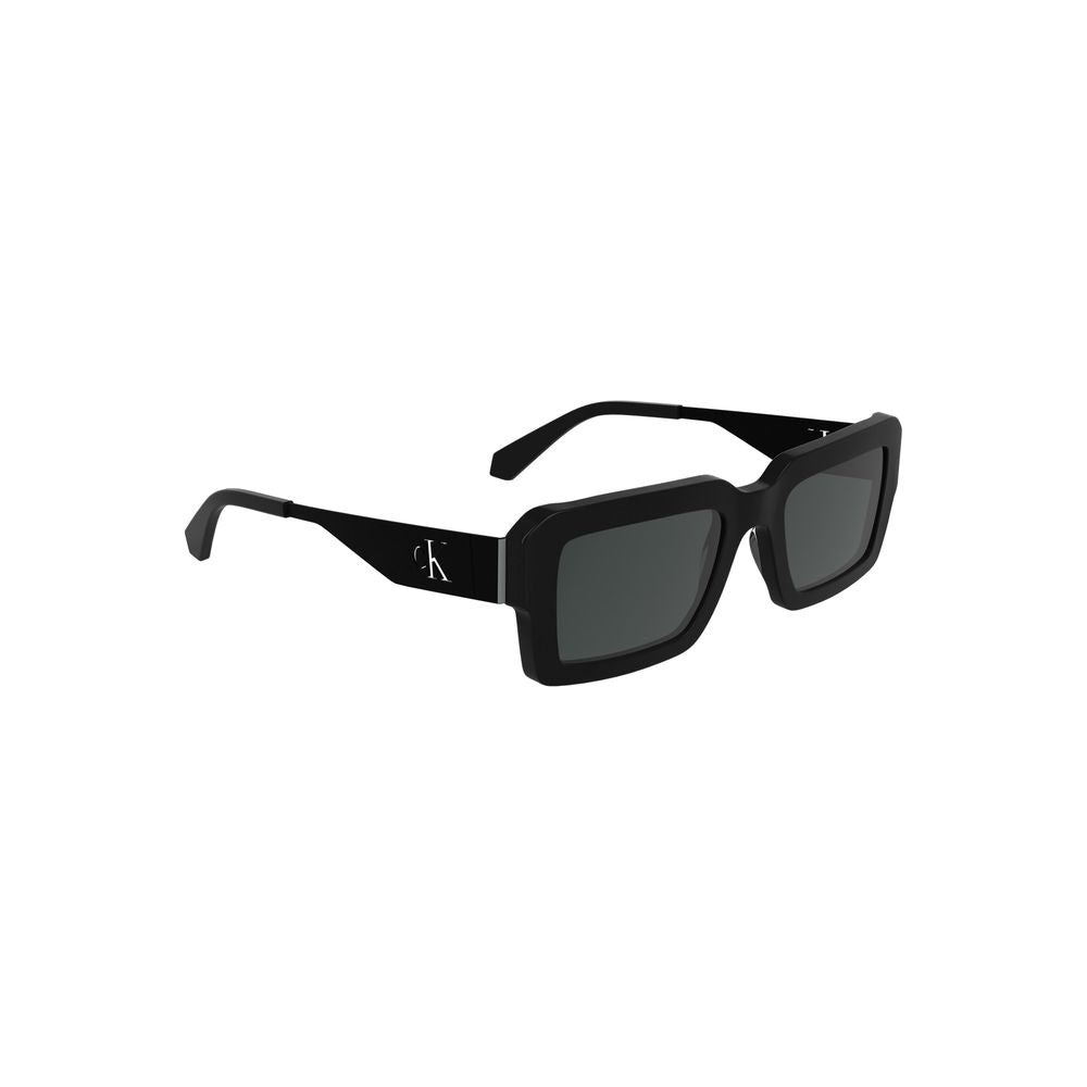 Lunettes de soleil Calvin Klein en acétate noir pour femme