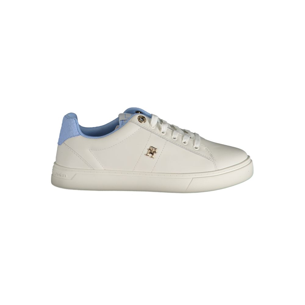 Baskets Tommy Hilfiger en cuir bleu clair pour femme