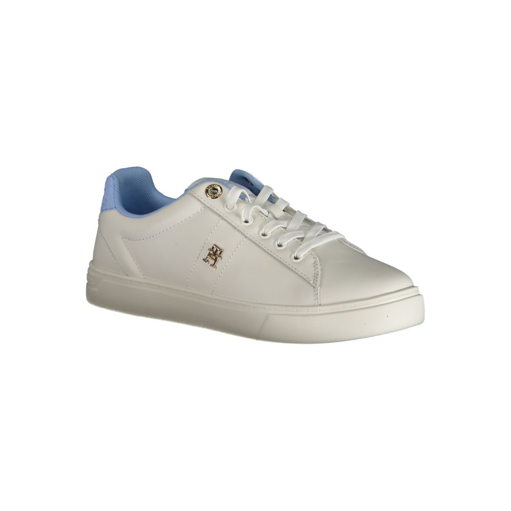 Baskets Tommy Hilfiger en cuir bleu clair pour femme