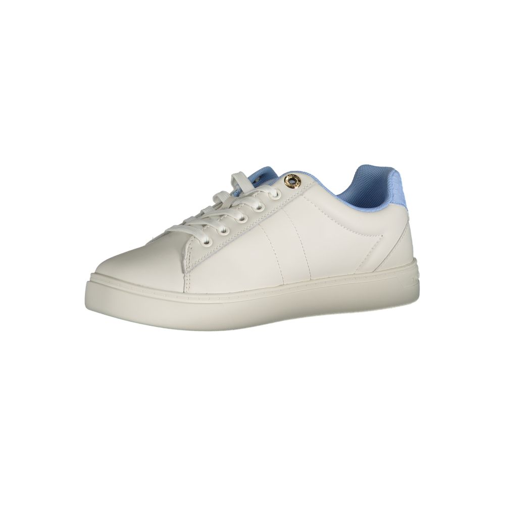 Baskets Tommy Hilfiger en cuir bleu clair pour femme