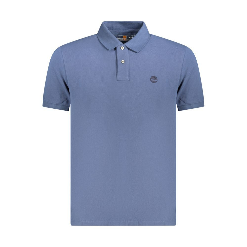 Polo en coton bleu Timberland
