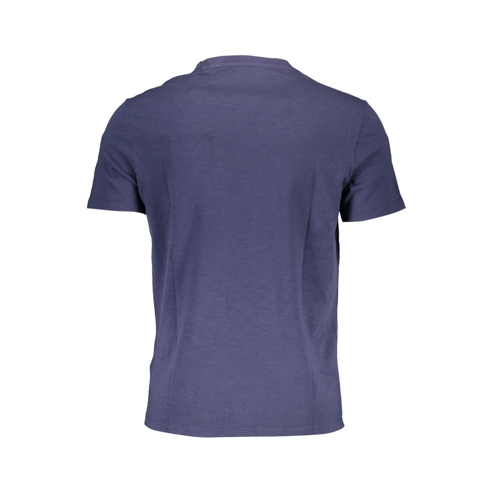 T-shirt Guess Jeans bleu en coton pour homme